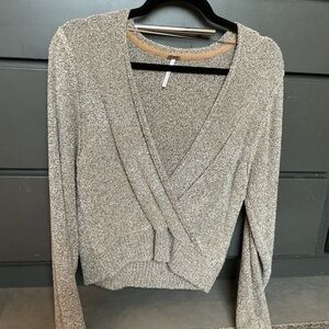 FP Metallic Knit Sweater